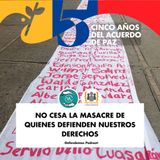[Acuerdo de Paz] Incumplimiento del 3.4: no cesa la masacre de quienes defienden nuestros derechos