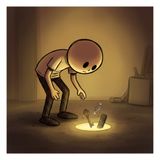 La dimensión del suelo dónde van las cosas que se caen