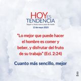 Cuanto más sencillo, mejor ~ Devocional de Jóvenes ~ 13 de mayo 2025