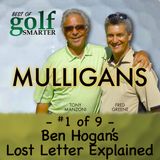 Ben Hogan’s Lost Letter Explained  | Start a New Season with Tony Manzoni | #1of9
