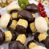 Biscotti di Frolla a Forma di Funghi 