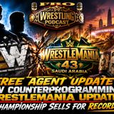 Free Agent Updates - AEW Counterprogramming WrestleMania Update - Famous Championship Sells for Record Amount