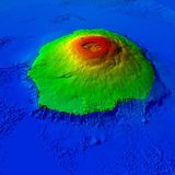 Was Olympus Mons a giant Martian volcanic island?
