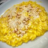 Risotto Zucca, Gorgonzola e Nocciole