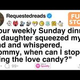 At our weekly Sunday dinner_ my daughter squeezed my hand and whispered_ [FULL STORY]