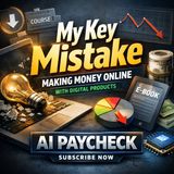My Key Mistake When Attempting to Make Money Online with Digital Products
