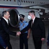Ministro ruso Sergei Lavrov visita de sorpresa a la India 31MAR