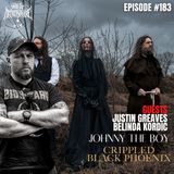 JOHNNY THE BOY / CRIPPLED BLACK PHOENIX - Justin Grieves & Belinda Kordic | Into The Necrosphere Podcast #183