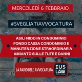 ASILI NIDO IN CONDOMINIO - FONDO CASSA CONDOMINIO E MANUTENZIONE STRAORDINARIA - AMIANTO SULLE TUTE E DANNI – #SvegliatiAvvocatura