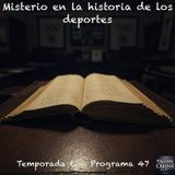 Misterio en la historia de los deportes
