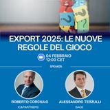 Export Talks: Export 2025 le nuove regole del gioco
