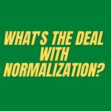 S4 E7 - What's the Deal with Normalization?