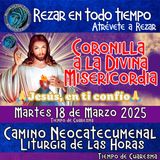 🔴 CORONILLA A LA DIVINA MISERICORDIA DE HOY MARTES 18 DE MARZO 2025. IGLESIA CATOLICA 🙏 REZAR EN TODO TIEMPO. TIEMPO DE CUARESMA.         