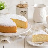 La torta al latte caldo
