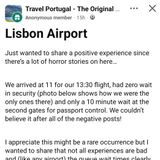 Lisbon Airport, Beautiful When Empty! A Positive Experience & Message From Travel Portugal on Facebook