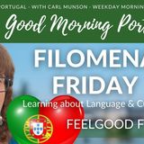 Filomena 'Feelgood' Friday on the Good Morning Portugal! show