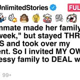 My roommate made her family stay _just a week__ but stayed THREE MONTHS [FULL STORY](MP3_70K)