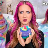 I Bought VIRAL Ai Bath Bombs.. then made a REAL one