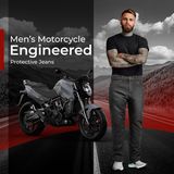 Motorcycle Protective Engineered Jeans for Men