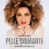 Marcella Bella a Sanremo2025. Nella carriera molte volte al Festival, nel 72 con "Montagne verdi" o nell'86 con "Senza un briciolo di testa"