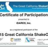 CERT Nicky Dare: Join us on Annual "ShakeOut" on October 19 at 10:19am PST !