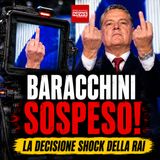 Sospensione immediata per Baracchini: la scelta della Rai dopo il gesto in diretta divide il pubblico
