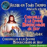  🔴 Coronilla a la Divina Misericordia de Hoy, sábado 18 de Octubre 2025. 🙏 