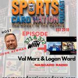 Logan Ward & Val Marz Hobby Talk & Racing Card HOF E371