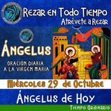 ORACION DEL ANGELUS DEL DIA DE HOY MIERCOLES 29 DE OCTUBRE 2025