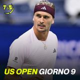 US Open giorno 9: Zverev elimina Darderi e completa il quadro dei quarti di finale