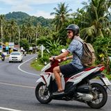 Where to ride Honda Click 125 around Samui on budget?