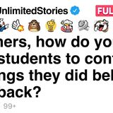 Teachers_ how do you make students admit what they did behind your back
