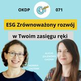 OKDP 071 Zrównoważony rozwój - w Twoim zasięgu ręki