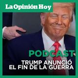 Donald Trump anunció  un cese al fuego entre Israel e Irán.