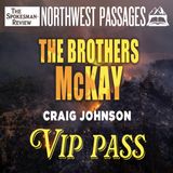Craig Johnson book launch at Northwest Passages with "The Brothers McKay"