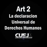 Articulo 2 declaración universal de Derechos Humanos