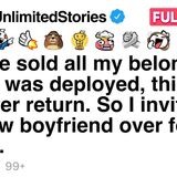 My wife sold my stuff while I was deployed_ so I invited her new boyfriend to dinner