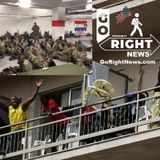 Outrage as the National Guard Sleeping In Parking Garage While Illegals Stay In Hotels