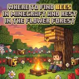 Where to Find Bees in Minecraft and Rest in the Flower Forest