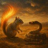 What if a squirrel could hack a rattlesnake’s vision—by heating up its own tail?