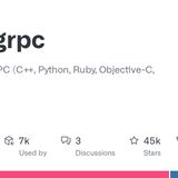 GitHub - grpc/grpc: C++ based gRPC (C++, Python, Ruby, Objective-C, PHP, C#)