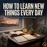 How to Learn New Things Every Day - Hiding Learning Inside Your Life