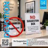 MGD: No Suggestion Box