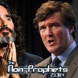 Russell Brand Kicks Off Tucker Carlson's Tour with Prayer for Unity