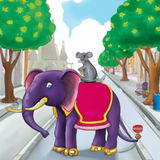 De Rat en de Olifant | Aesopus Fabels