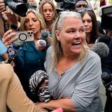 Woman ARRESTED outside Lindsay Clancy trial for recording jurors