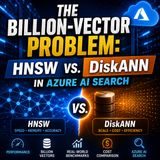 The Billion-Vector Problem: HNSW vs. DiskANN in Azure AI Search