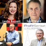 Leslie Bassett, Pridgen Bassett Law and Scott Ward, Corporate Real Estate Advisors (Profit Sense with Bill McDermott, Episode 19)