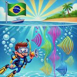 Já percebeu como sua voz soa estranha debaixo d'água?
