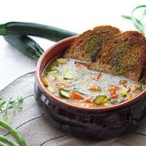 Zuppa estiva zucchine e fagiolini